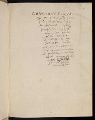 1-2, Conciones, quas ego M. Martinus Crusius, Graecolatinus Academiae Tybing...