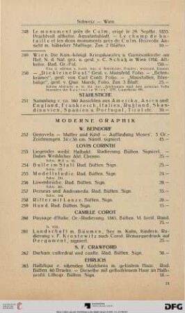 Moderne Graphik (Nr. 252-382)