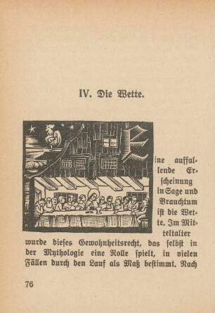 IV. Die Wette