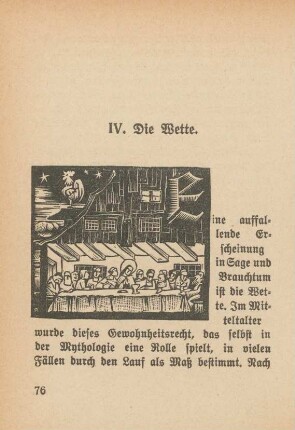 IV. Die Wette