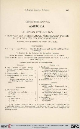 3: Amerika : Lehrplan