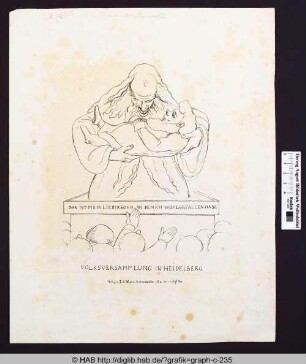 Volksversammlung in Heidelberg