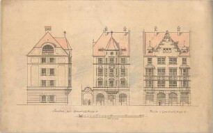 Pfann, Paul; München, Müllerstr. 9; Haus Rothmüller - Fassaden (Ansichten)