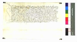 Jacob Gnedig von Dunningen (Tunningen) verpflichtet sich, als Sühnegeld für seinen Todschlag an Konrad Klein von Seedorf dem Pirschvogt 10 Pfund Heller zu zahlen.