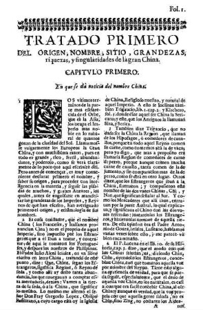 Capitvlo Primero - Capitvlo IIII.
