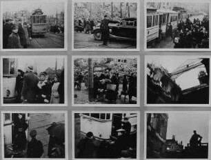 Szenen aus dem amerikanischen Dokumentarfilm "Dresden 1946"