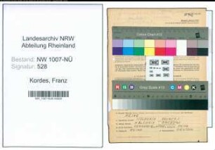 Entnazifizierung Franz Kordes , geb. 13.03.1905 (Schornsteinfeger)