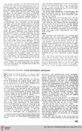 N.F. 11.1931: Zum inneren Ausbau