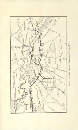 Abb. 2. Übersichtsplan der Schöneberger Untergrundbahn