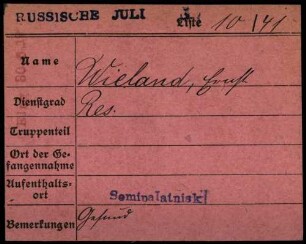 Wieland, Ernst - Johann
