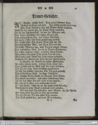 Trauer-Gedichte