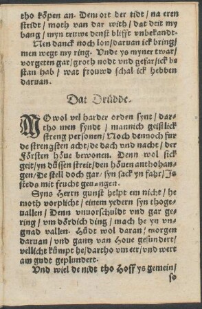 Dat Drüdde. ||