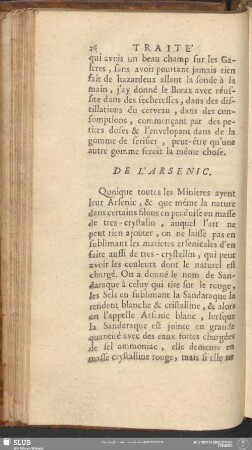 De L'Arsenic