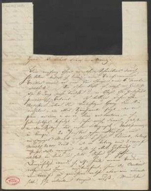 Brief an B. Schott's Söhne : 11.11.1826