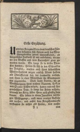Erste Erzählung.
