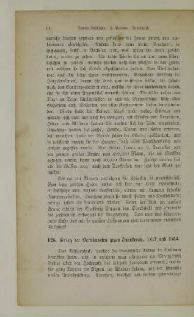 124. Krieg der Verbündeten gegen Frankreich, 1813 und 1814