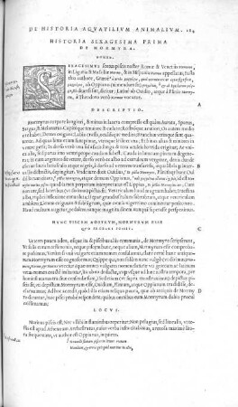 Historia Sexagesima Prima. De Mormyra.