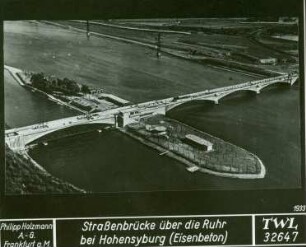 Ruhrbrücke, Hohensyburg, 1927/1928