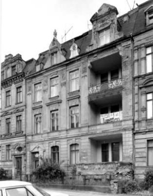 Görlitz-Altstadt, Augustastraße 29. Wohnhaus (Bezeichnung 1900). Straßenansicht
