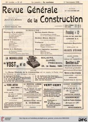No. 45 (1er Septembre 1905)