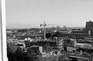 Mommsenstraße 14: Rohbau vom Hochhaus aus gesehen