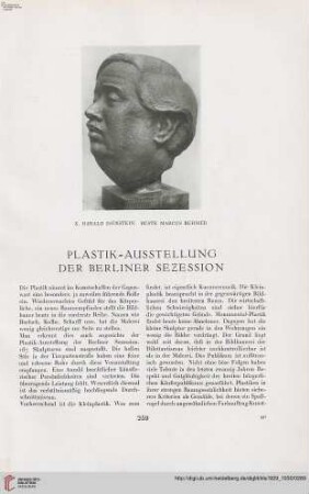 45: Plastik-Ausstellung der Berliner Sezession