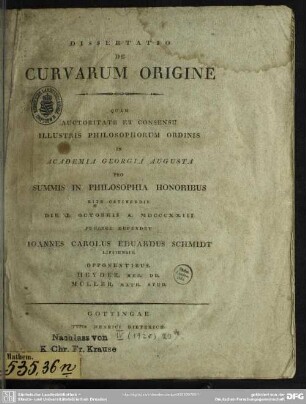 De Curvarum origine