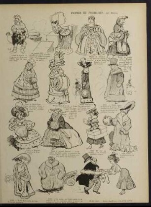 Femmes et fourrures, par Burret