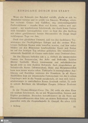 Rundgang durch die Stadt