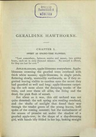 Geraldine Hawthorne : A sketch. By the author of "Miss Molly"