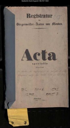Behandlung und Verpflegung von Gefangenen - generalia und specialia -