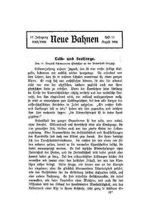Leib- und Seelsorge