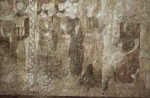 Zwei Szenen aus dem Leben der Heiligen Katharina von Alexandrien