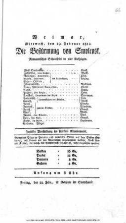 Die Bestürmung von Smolensk