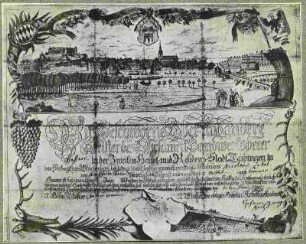 Geleitbrief des Hafners Nicolaus Labal (Lavall ?), 1795. Aus Kirchheimbolanden