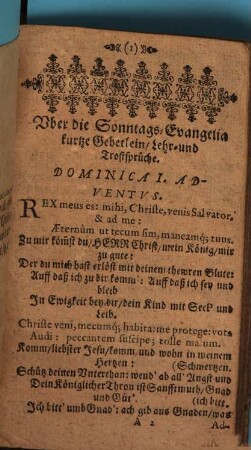 Exercitium pietatis : Ubung in der Gottseligkeit ; Das ist Inbrünstige Seuffzer und andächtige Lehr- und Trostsprüchlein für die liebe Jugend