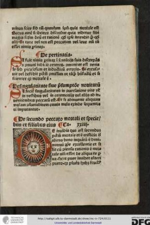 De secundo peccato mortali et speciebus et filiabus eius.