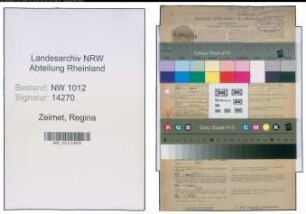 Entnazifizierung Regina Zeimet , geb. 29.10.1913 (Lehrerin)