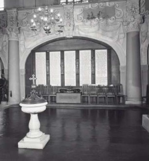 Gedenktafeln für die Gefallenen des 1. Weltkrieges : Gedenktafeln für die Gefallenen des 1. Weltkrieges (nach 1918). Marienberg (Erzgebirge), Evangelische Marienkirche
