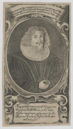 Bildnis des Iohann Balthasar Schuppius