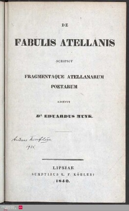 De fabulis Atellanis