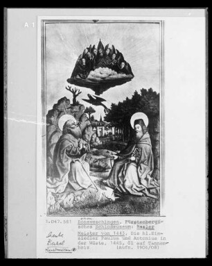 Die Einsiedler Paulus und Antonius in der Wüste