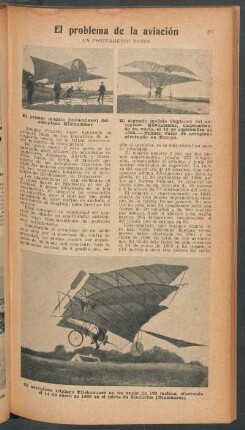 El problema de la aviación - Un concurrente danés