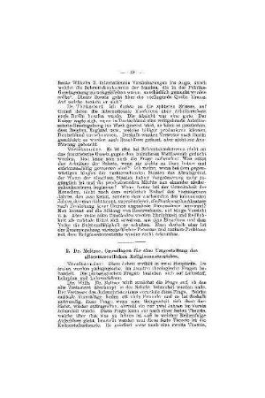 Grundlagen für eine Umgestaltung des alttestamentlichen Religionsunterricht