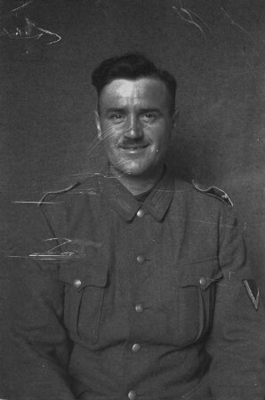 Zweiter Weltkrieg. Porträt eines Angehörigen der deutschen Wehrmacht