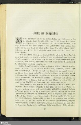 Maler und Komponisten