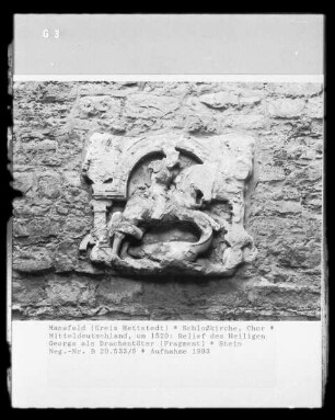 Relief des Heiligen Georgs als Drachentöter