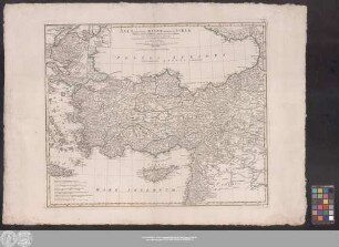 Asiæ Quæ Vulgo Minor Dicitur Et Syriæ Tabula Geographica