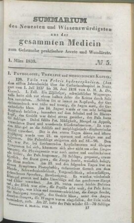 1. März 1839. No 5.