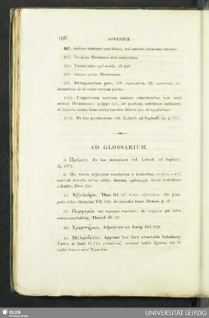 Appendix Ad Glossarium